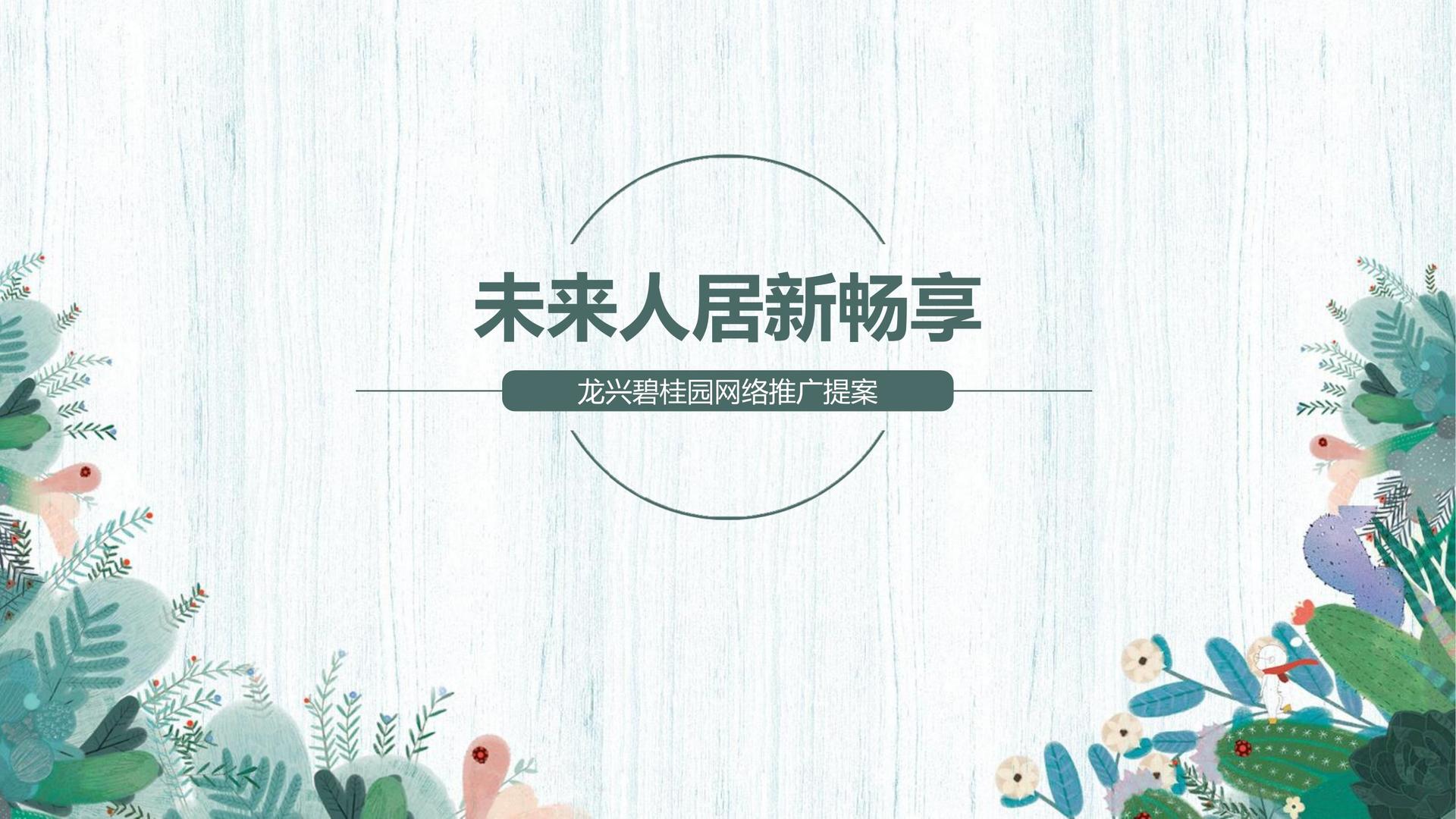龙兴碧桂园网络互动推广提案